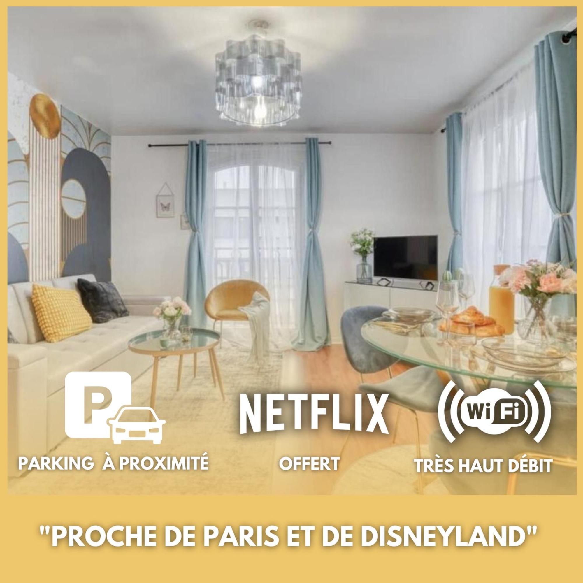 L'Elegant Chic-T2-Paris-Disneyland Jo Paris 2024 누와시 르 그헝 외부 사진